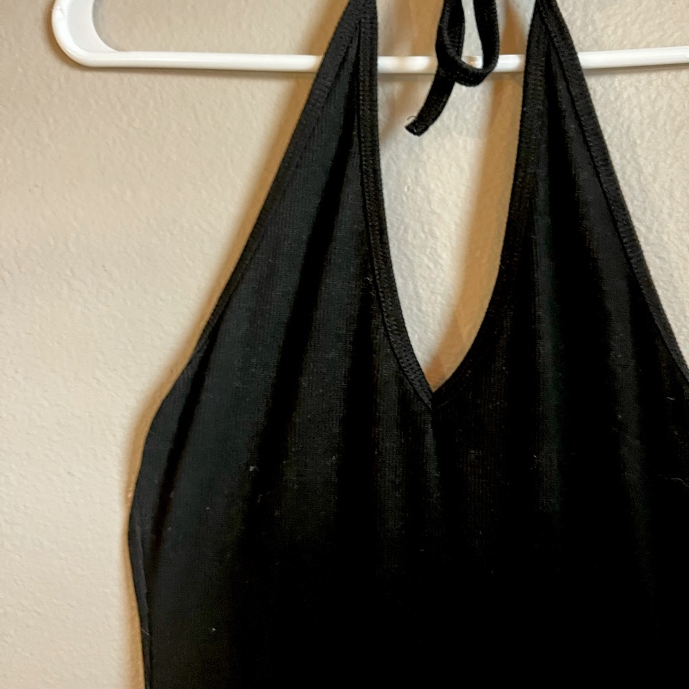 Halter mini dress